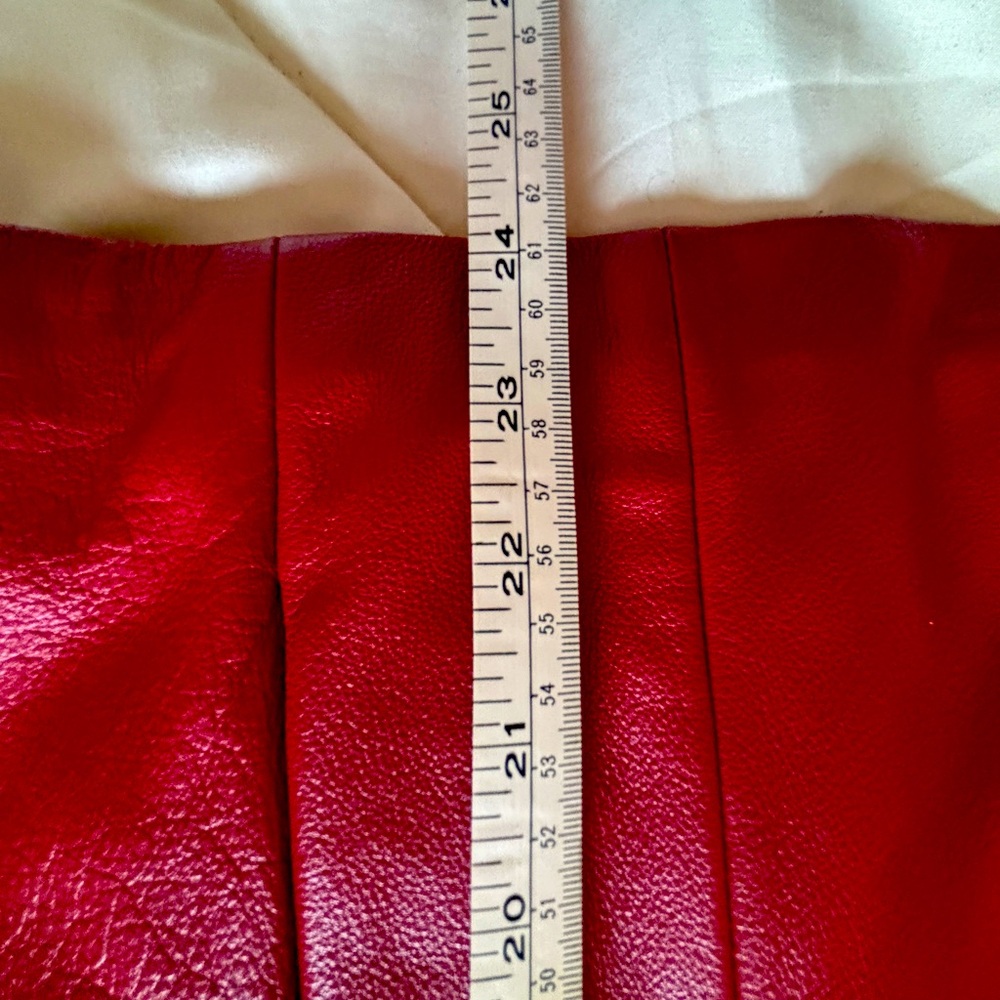 Ladies Vintage Wilsons Leather Thinsulate Red Leather Coat.  Size Small. NTN - Picture 12 of 12